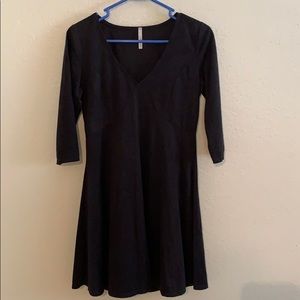 Simple, Charcoal grey dress